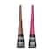 Faces Canada Magneteyes Color Eyeliners Combo - Powerful Brown and Graceful Burgundy (Pack of 2)