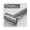 Hajamat Scythe Double Edge Safety Razor, Stainless Steel 304, Gunmetal Finish