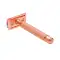 Hajamat Scythe Double Edge Safety Razor, Stainless Steel 304, Rose Gold Finish