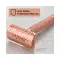 Hajamat Scythe Double Edge Safety Razor, Stainless Steel 304, Rose Gold Finish