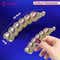Majestique White Heart Shaped Pearl Hair Banana Clips (2 pcs)