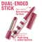 Lakme 9to5 Hya Beach Edit, Lipstick + Liner Duo, SPF Matte Finish Lipstick – Pro Pink, (2 + 0.2 g)