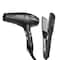Ikonic Professional Dynamic Hair Dryer and Pro Titanium Shine Hair Straightener Combo