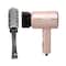 Ikonic Professional Mini Vibe Pearl Pink Hair Dryer and BDB 43 Blow Dry Brush Combo