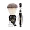 India Grooming Club Royale Matte Black Shaving Brush & Matte Black Shaving Razor Handle Combo