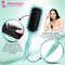 Majestique Curly Detangler Flat Hair Brush for Women - Green