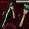 Majestique Elegant Chinese Style Hair Stick for Bun & Juda - Green