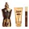 Jean Paul Gaultier Le Male Elixir Parfum, Shower Gel and Travel Spray (3 pcs)