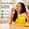 Purna Gummies Vitamin C Lemon Gummies with Vitamin D3 and Zinc for Immunity & Clear Skin (30 pcs)