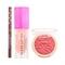 Makeup Revolution Glam Besties Combo - Blusher, Lip Liner, Lip Oil