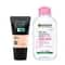 Maybelline New York Fit Me Foundation Tube, 115 Ivory with Garnier Micellar Cleansing Water Combo