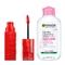 Maybelline Superstay Vinyl Ink Liquid Lipstick, Red Hot with Garnier Micellar Cleansing Water Combo