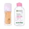Maybelline New York Super Stay Lumi-Matte Liquid Foundation 220 + Garnier Micellar Water Combo