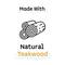 mCaffeine Wooden Head Massage Comb