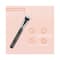 Miss Claire M42 Precision Flat Angled Brush - Chrome