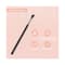 Miss Claire M16 Angled Brow Brush - Rose Gold