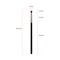 Miss Claire M19 Eyeshadow Blending Brush - Rose Gold