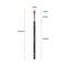 Miss Claire M34 Brow Highlighter Brush - Rose Gold