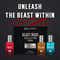 Bella Vita Beast Mode Collection Gift Set for Men (3 Pcs)