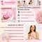 Majestique Luxury Bathing Round Loofah 3xRicher Lather Bath Sponge - Pink