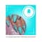 Nails On Board Handmade Press On Gel Nails - Holographic Aqua Blue Small (50 g)