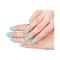 Nails On Board Handmade Press On Gel Nails - Pastle Aqua Blue Small (50 g)