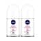 Nivea Pearl&Beauty Rollon Female (50ml) Pack of 2 Combo