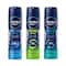 Nivea Fresh Ocean, Fresh Active & Fresh Power Deodorant For Men (Pack Of 3) Combo