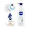 Nivea Milk Delight Facewash, Aloe Hydration Body Lotion & Moisturiser Combo