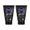 Nivea Men Deep Impact Face & Beard Wash - Intense Clean (100 g) (Pack Of 2) Combo