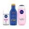 Nivea Water Lily & Oil Body Wash and Glow Roll On, Sun Lotion Summer Essential Combo