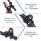 Bronson Professional Hair Claw Clip Clutcher Large for Thick Hair