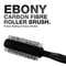 Ikonic Professional Carbon Fibre Roller Brush CFB 25 - Black