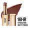 Lakme Bejewel 3D Matte Slim Bullet Lipstick with Vitamin E for Hydrated Lips - Nude Bae (3.4 g)