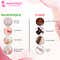 Majestique Glitter Detangling Hair Brush for Women - Pink