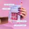 Gush Beauty Nailed It Reusable Luxury Press On Nails With Application Kit - Cherry Cola (24 pcs)