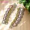 Majestique White Heart Shaped Pearl Hair Banana Clips (2 pcs)
