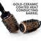 Alan Truman Gold Ceramic Blow Drying Brush - Small (1 Pc)