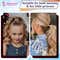 Mjaestique Thick Woven Hair Elastics with Glitter Beads (5 pcs)