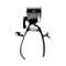 JRL Classic Spring-Powered All-Metal Manual Hair Clipper - Black