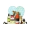 Soulflower Jasmine Heart Bath Personal Care Gift Set - (10 Pcs)