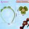 Majestique Floral Designer Hairbands with Rhinestones (2 pcs)