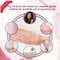 Majestique Glitter Detangling Hair Brush for Women - Pink