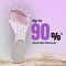 VEGA 4-in-1 Pedicure Foot Scrubber for Dead Skin Callus & Cracked Heels Removal (PD-02N)