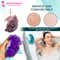 Majestique Hand-Held Loofah Body Wash Sponge for Women - Blue