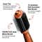 Alan Truman Blow Styling Brush-Blow Dryer Brush+Hair Straightener Hot Brush in One with Storage Case