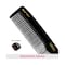 Vega Graduated Black Dressing Handmade Hair Comb for Men and Women (HMBC-101) (49 g)