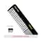 Vega General Grooming Hair Comb for Men and Women Black Handmade (HMBC-114) (35 g)