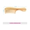 Vega Boutique Wooden Comb, (HMWC-06)