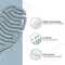 Ikonic Me Vent Brush Spiral IKM-2119 - Powder Blue